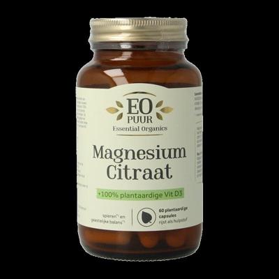 Magnesium citraat puur 60 Vegetarische capsules