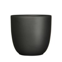 Mica Decorations tusca pot zwart 13x14cm - thumbnail