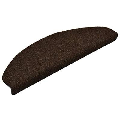 VidaXL Trapmatten zelfklevend 15 stuks 65x21x4 cm bruin halfrond groot VidaXL Trapmatten zelfklevend 15 stuks 65x21x4 cm bruin halfrond groot