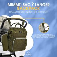 Mimmti NanaBeebi Luiertas olijfgroen - thumbnail