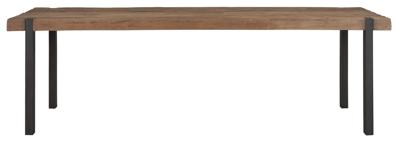 DTP Home Eettafel 'Beam' Teakhout, 250 x 100cm, kleur Naturel DTP Home Eettafel 'Beam' Teakhout, 250 x 100cm, kleur Naturel