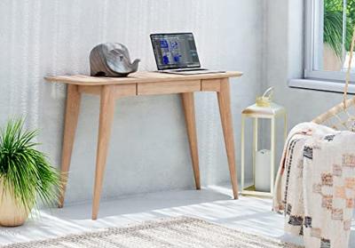 Bendt Bureau 'Mayra' Eiken met lade, 105 x 74cm - thumbnail
