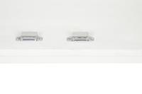 Planken DKD Home Decor Wit Metaal Mangohout 90 x 40 x 180 cm - thumbnail