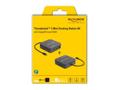 DeLOCK Thunderbolt 3 Mini Dockingstation 8K