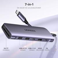 UGREEN 15214 USB-C dockingstation Geschikt voor merk (dockingstation): Universeel - thumbnail