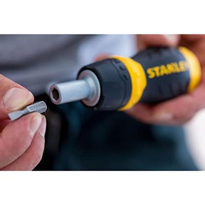Stanley 0-66-358 Multibit Stubby Schroevendraaier Ratel - thumbnail