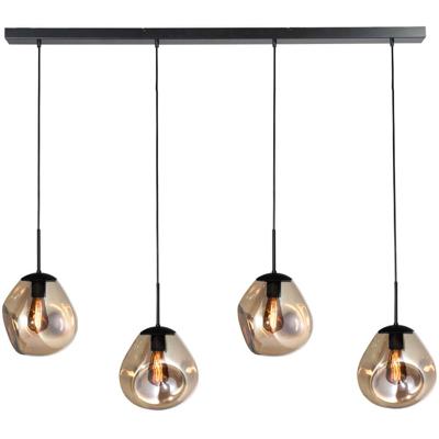 Masterlight HanglampLava 4x goud glas Ø 24cm - 2761-05-130-4-02-61