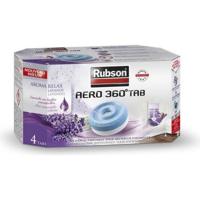 Rubson navulling voor ontvochtiger AERO 360, doos van 4 tabs van 450 gram, lavendel - thumbnail