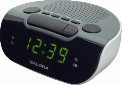 Salora CR612 Wekker radio Zwart