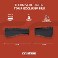 CONTEC handvatten "tour exclusiv pro" ct grips tour exc. pro 92/135mm, coffee - thumbnail