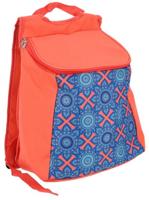 Gerimport koeltas 30 x 19 x 34 cm 12 liter polyester rood/blauw - thumbnail
