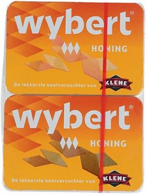 Wybert Keelpastilles Honing Duopack