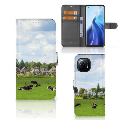 Xiaomi Mi 11 | Telefoonhoesje | Met pasjeshouder | Koeien Xiaomi Mi 11 | Telefoonhoesje | Met pasjeshouder | Koeien