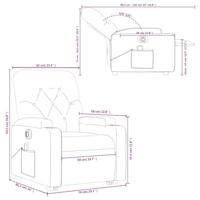 Sta-op-massagestoel elektrisch kunstleer zwart - thumbnail