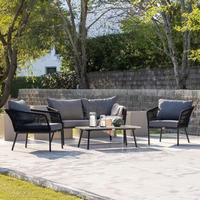 Nohr Loungeset 'Karlene' Met bank, tafel en 2 fauteuils Nohr Loungeset 'Karlene' Met bank, tafel en 2 fauteuils