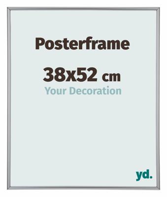 Posterlijst 38x52cm Zilver Hoogglans Kunststof Paris