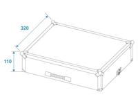 ROADINGER Flightcase DMX Move Bigfoot - thumbnail