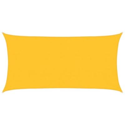 VidaXL Zonnezeil 160 g/m² 2,5x4,5 m hdpe geel