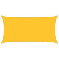 VidaXL Zonnezeil 160 g/m² 2,5x4,5 m hdpe geel - thumbnail