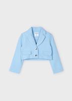 Mayoral Zomer zomerjas meisjes - blauw - thumbnail