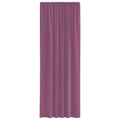 Gordijnen voile met roedezakken 2 st paars