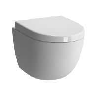 Hangtoilet BWS Zero Compact 49.5 cm Diepspoel (zonder deksel) - thumbnail