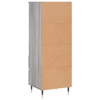 Hoge kast 40x36x110 cm bewerkt hout grijs sonoma - thumbnail
