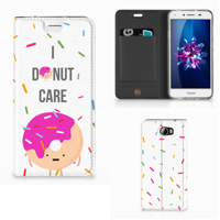 Huawei Y5 2 | Y6 Compact | Flip Style Cover | Donut Roze - thumbnail