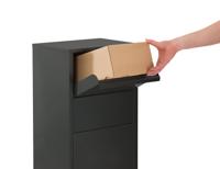 Pakketbrievenbus Hannover - mat zwart - thumbnail