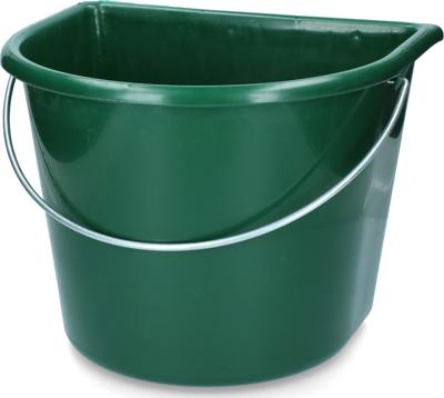 Emmer met vlakke kant 15 l Groen