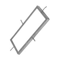 Bazo inlegrand met ankers - 810 x 610 mm - hoek 30/30 mm - thumbnail