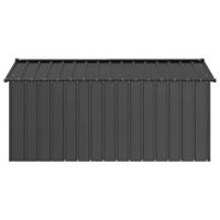 VidaXL Hondenhok met dak 114x202x101 cm gegalvaniseerd staal - thumbnail