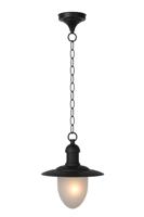 Lucide ARUBA - Hanglamp Binnen/Buiten - Ø 25 cm - 1xE27 - IP44 - Zwart - thumbnail