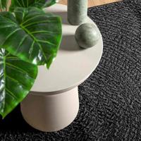 VidaXL Vloerkleed zizur binnen en buiten 80x150 cm jute look antraciet - thumbnail