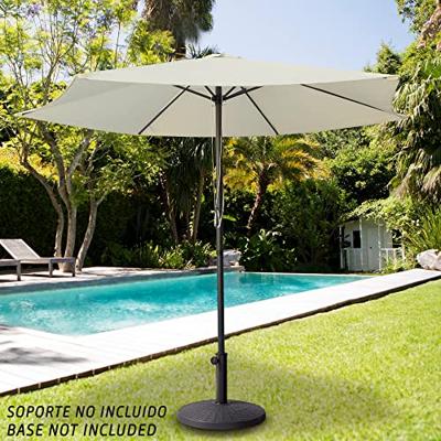 Parasol Aktive Crème Aluminium Staal 270 cm