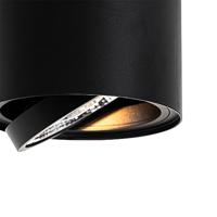 QAZQA Moderne plafondspot zwart draai- en kantelbaar AR111 - Rondoo - thumbnail