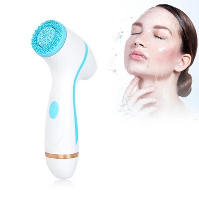 CNaier AE-868 batterij-aangedreven silicone ultrasone trillingen gezicht huidverzorging elektrische Facial Cleanser (blauw)