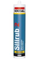 Soudal Silirub 2 | Siliconenkit | Steenkleur | 300 ml - 100335 - thumbnail