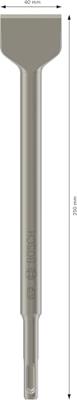 Bosch Accessoires Spadebeitel SDS-plus | 250X40 mm | 5 stuks - 2608690146 - thumbnail