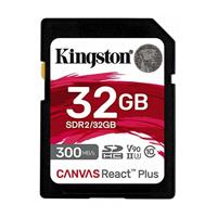 Kingston Canvas React Plus 32 GB SDHC geheugenkaart - thumbnail