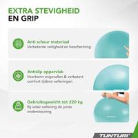 Fitnessbal Anti-Burst 65cm Turquoise - thumbnail