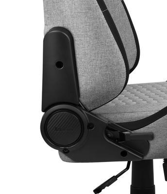 Aerocool CROWN AeroWeave Universele gamestoel Gecapitonneerde zitting Grijs