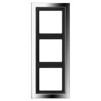 Jung LS Design Afdekraam Glanzend Chroom 3-voudig