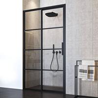 Sealskin Nisdeur SOHO Schuifdeur 120x210 cm 8 mm Helderglas - thumbnail
