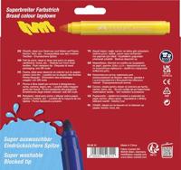 Faber Castell Viltstift Jumbo super wasbaar karton etui - thumbnail
