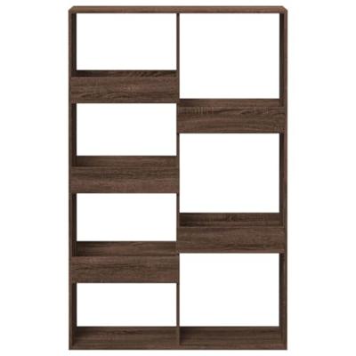 Kamerscherm 100x33x155,5 cm bewerkt hout bruin eikenkleurig