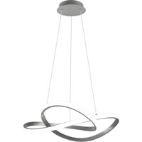 Dimbare LED Hanglamp Rond 27.5W - Natuurlijk Wit 4000K - Mat Nikkel - thumbnail