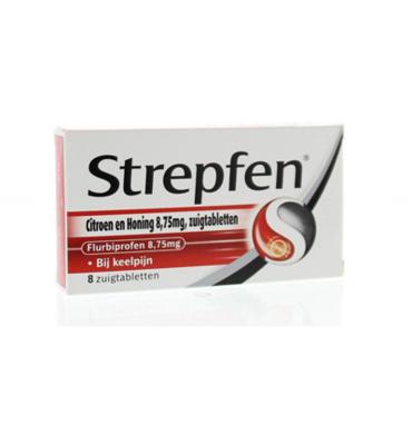 Strepfen Citroen & Honing 8,75 MG Zuigtabletten Strepfen Citroen & Honing 8,75 MG Zuigtabletten