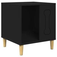 Hondenhuis Zwart 44 x 42 x 49 cm Bewerkt hout - thumbnail