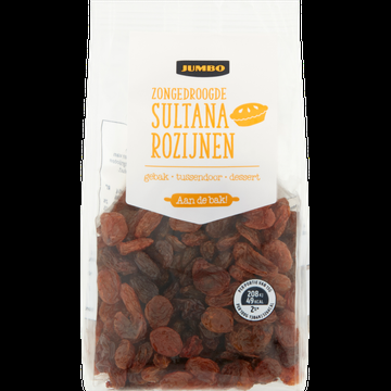 Jumbo Zongedroogde Sultana Rozijnen 250g